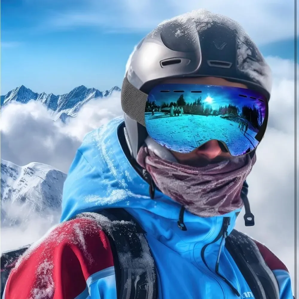 Ski Goggles Unisex 2 pairs